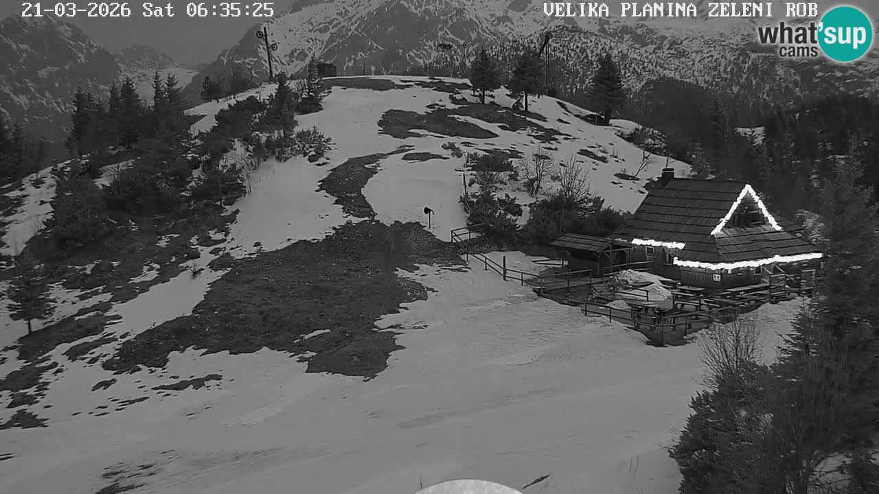 Zeleni Rob – Webcam live | Velika Planina