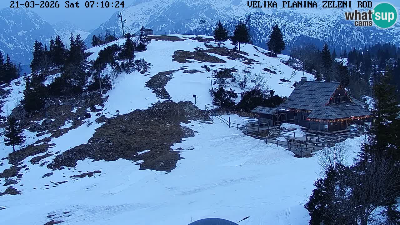 Zeleni Rob – Webcam live | Velika Planina