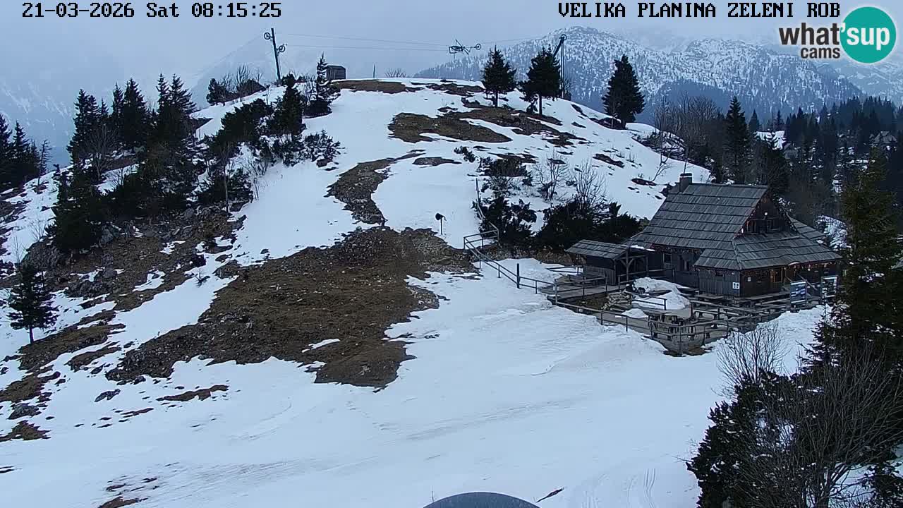 Zeleni Rob – Webcam live | Velika Planina