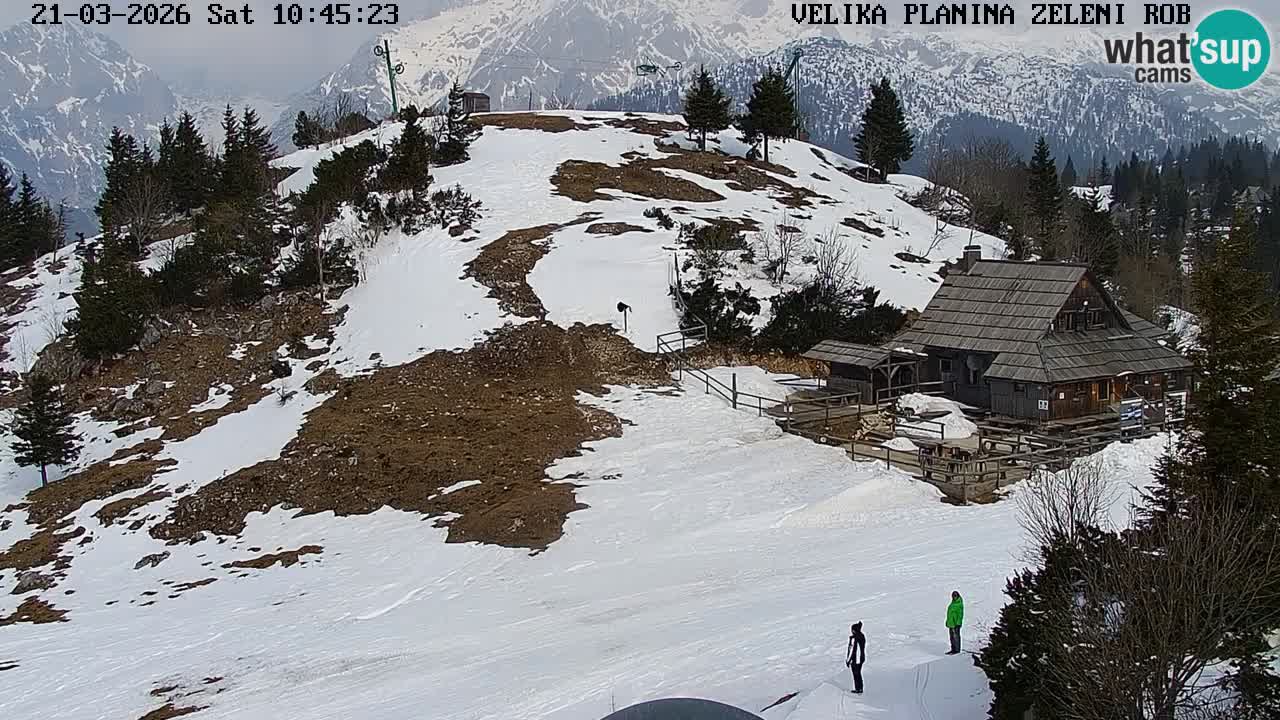 Zeleni Rob – Webcam live | Velika Planina
