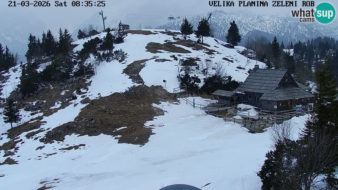 Zeleni Rob | Webcam live Velika Planina