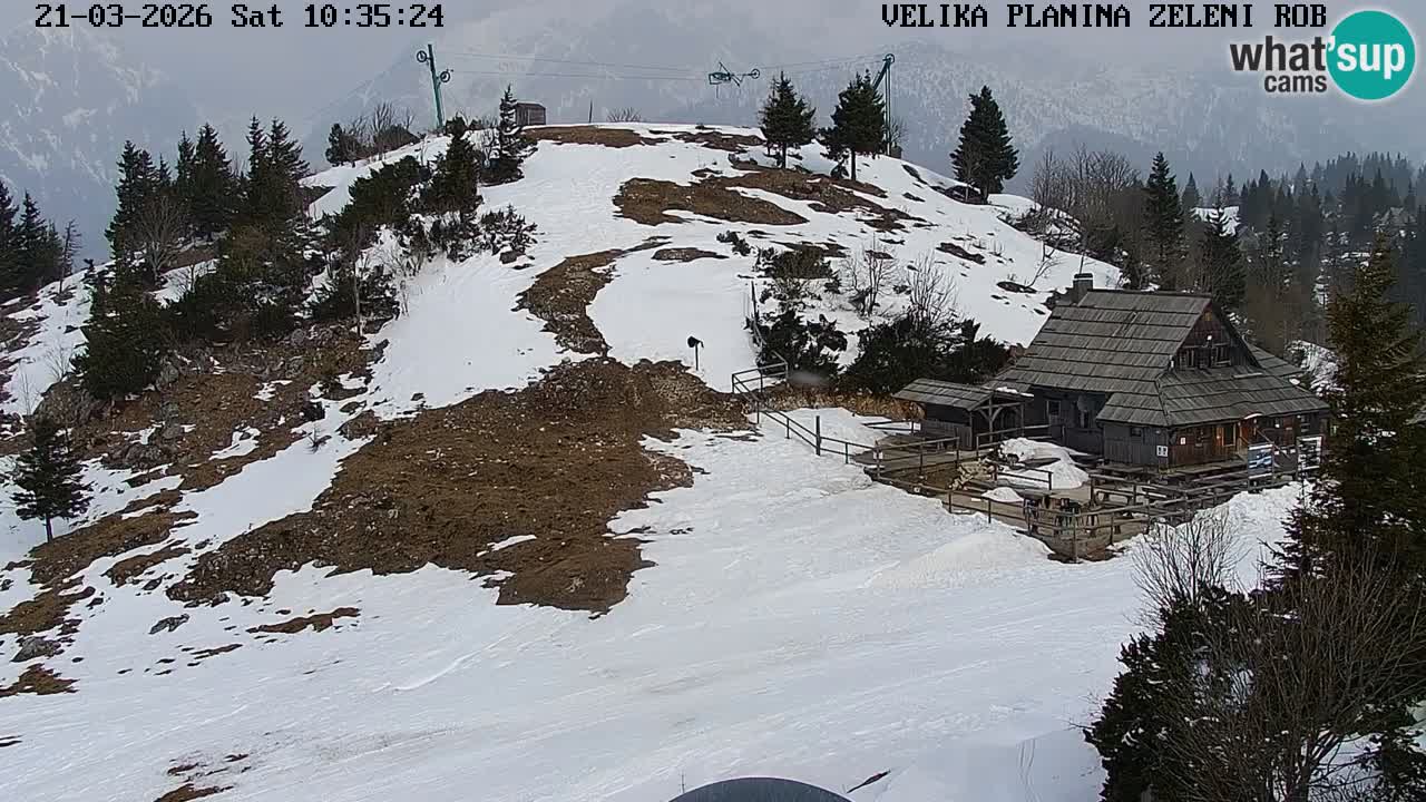 Zeleni Rob | Webcam live Velika Planina