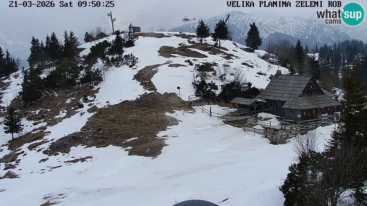 Zeleni Rob – Webcam live | Velika Planina