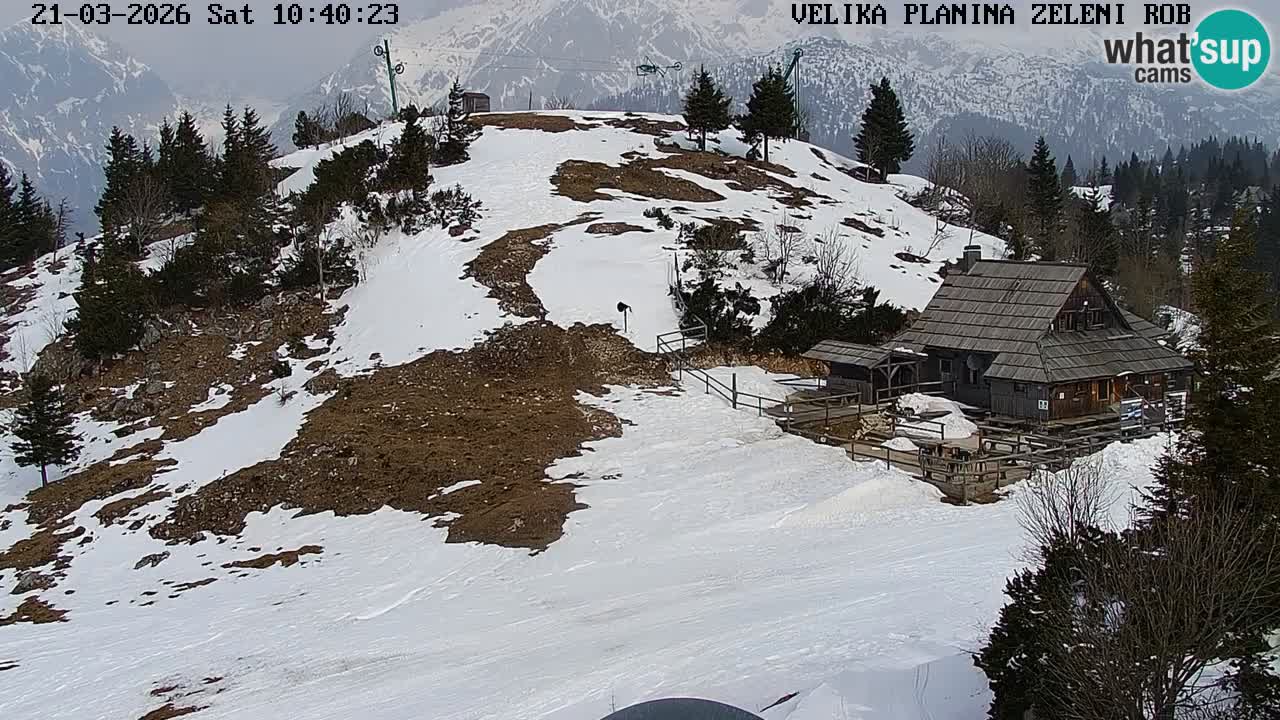 Zeleni Rob | Webcam live Velika Planina