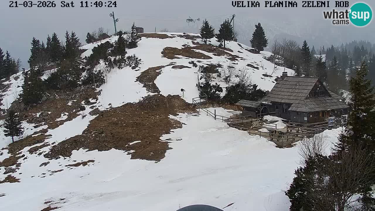 Zeleni Rob – Webcam live | Velika Planina