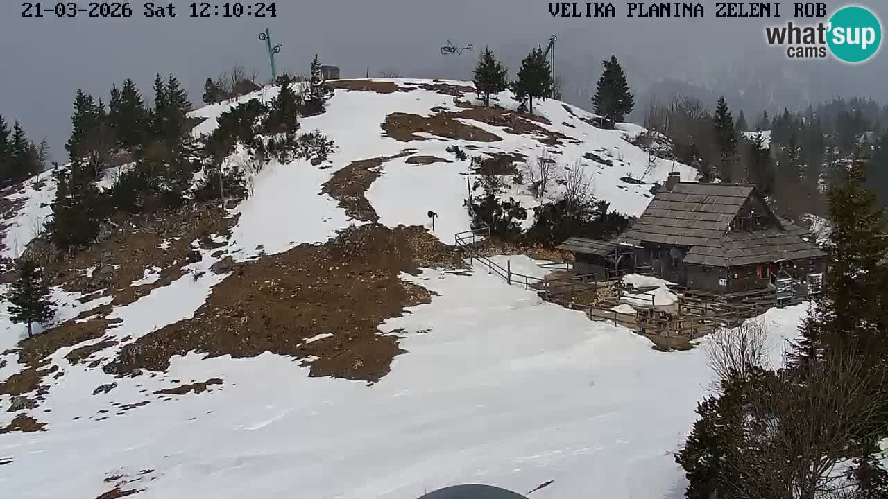 Zeleni Rob – Webcam live | Velika Planina