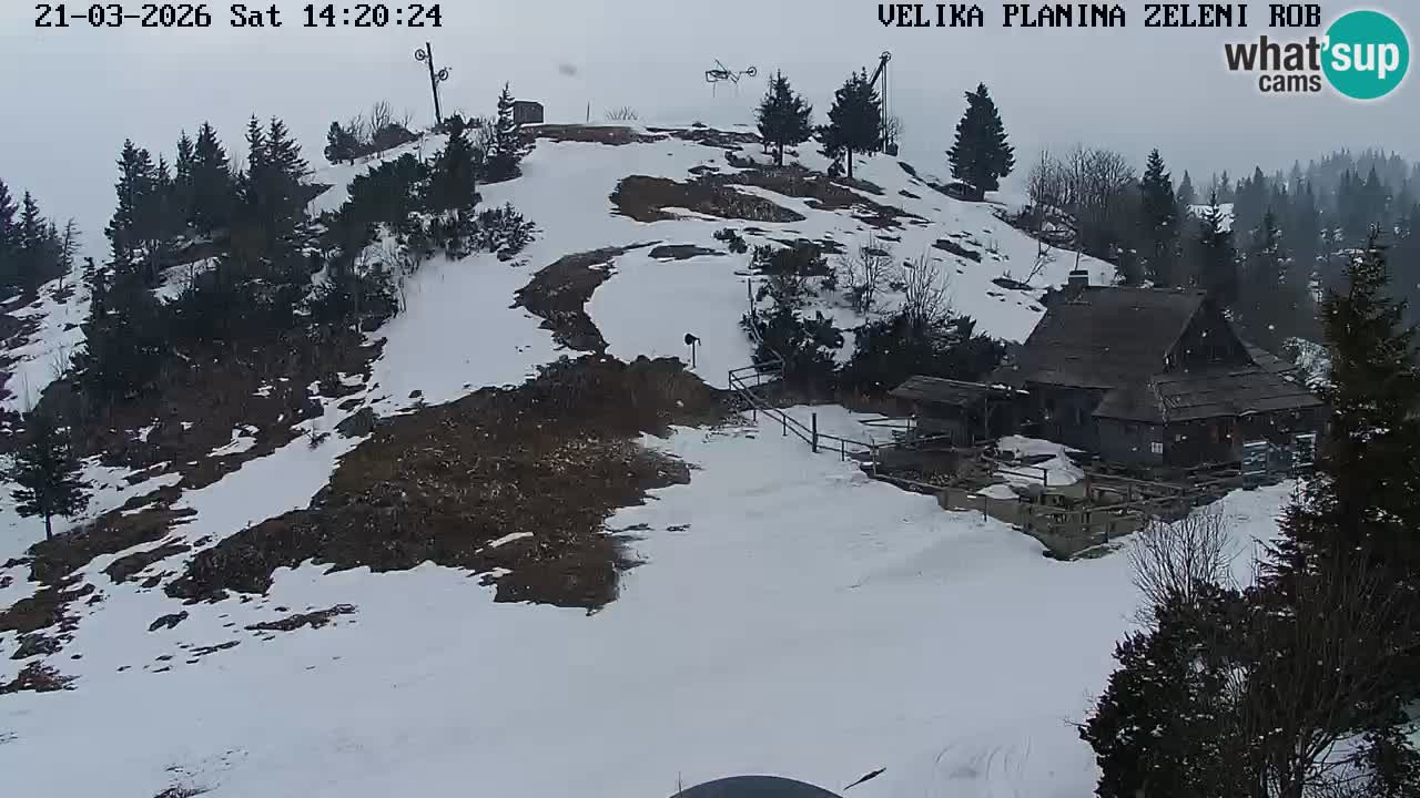 Zeleni Rob | Web kamera Velika Planina