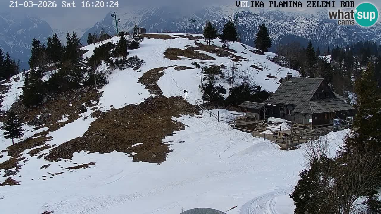 Zeleni Rob – Webcam live | Velika Planina