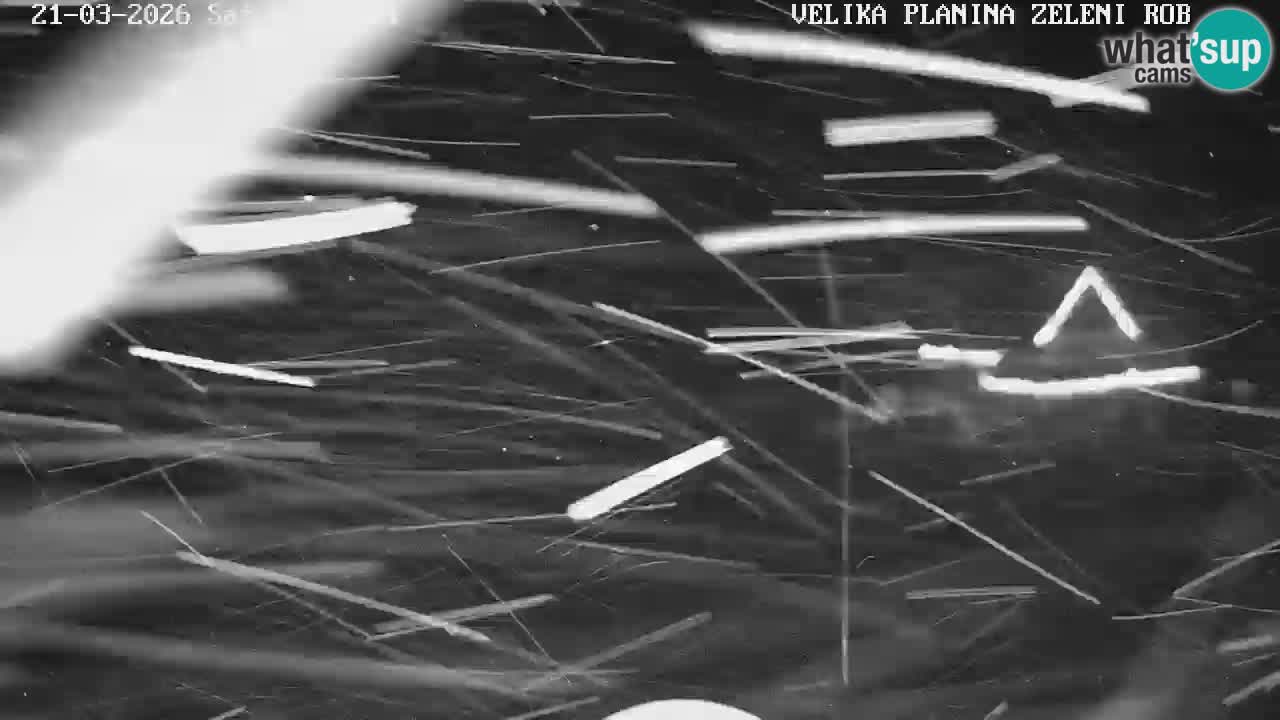 Zeleni Rob – kamera v živo | Velika Planina