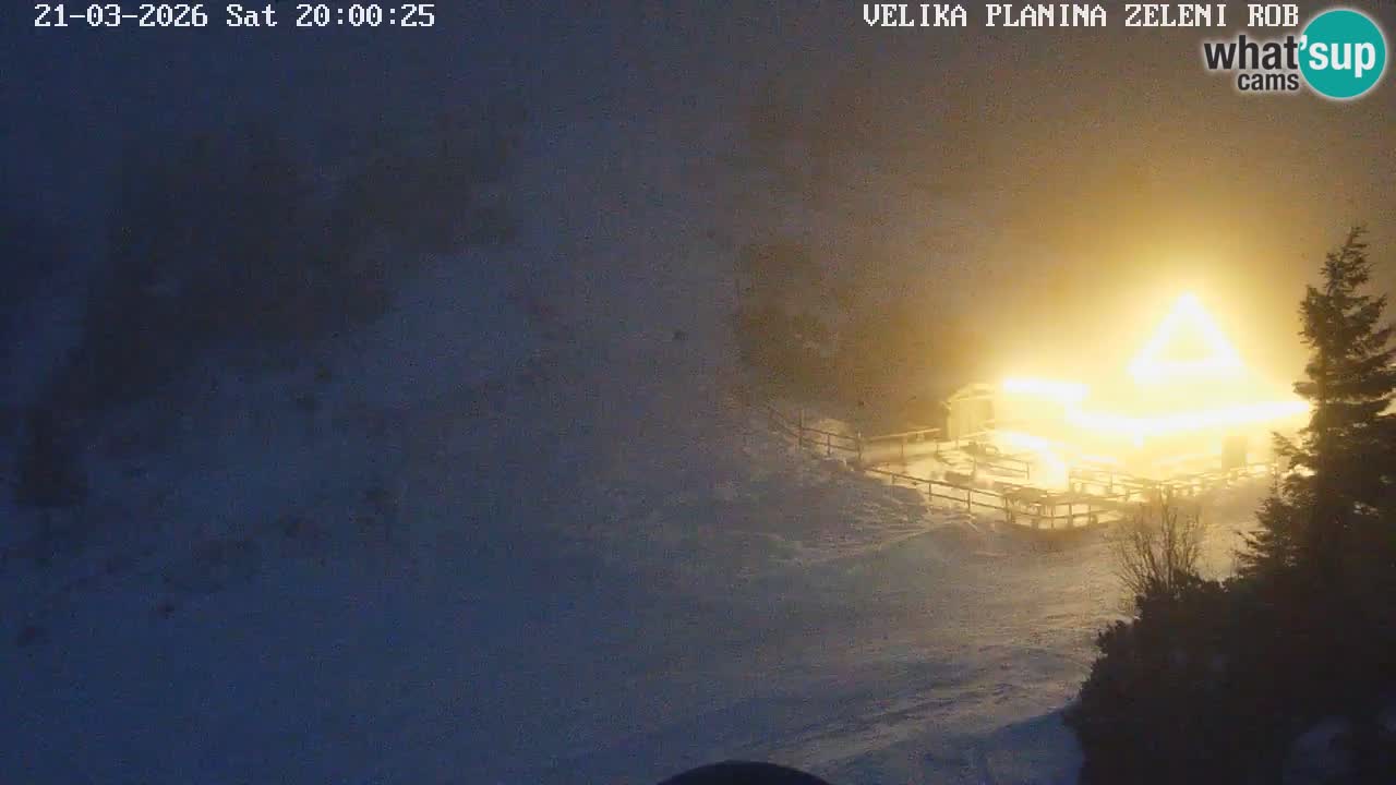 Zeleni Rob | Web kamera Velika Planina