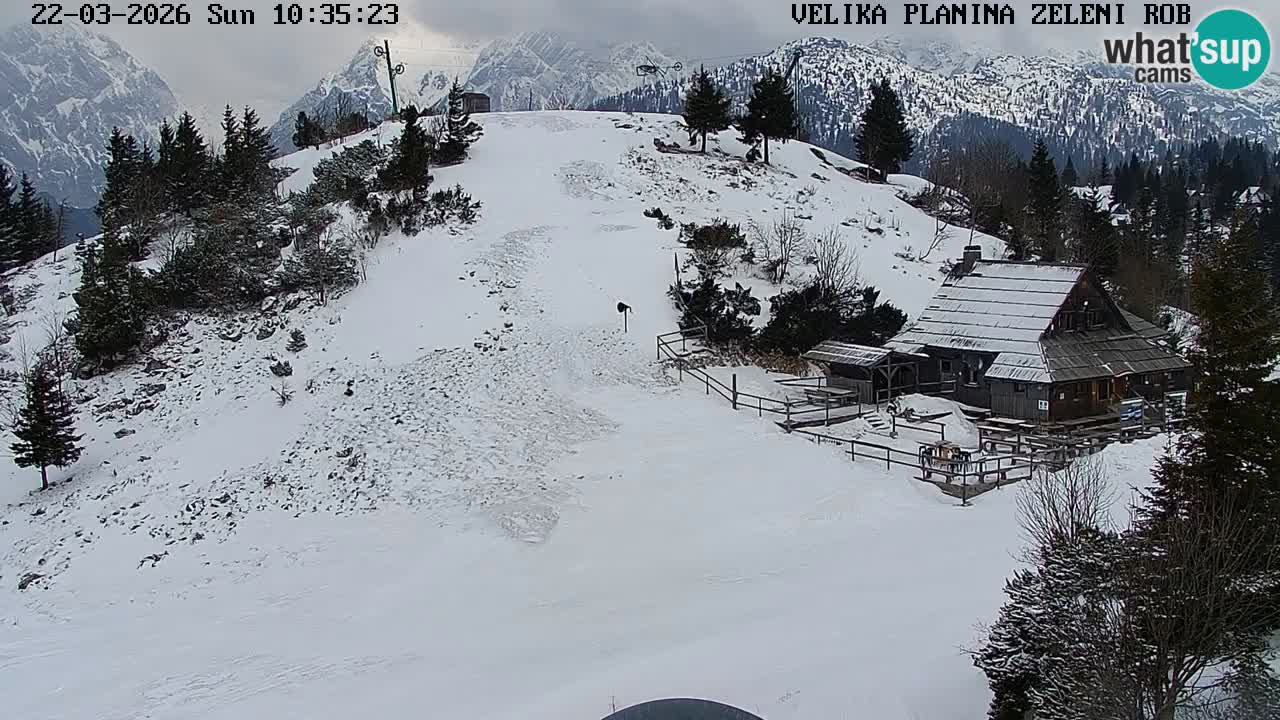 Zeleni Rob | Web kamera Velika Planina