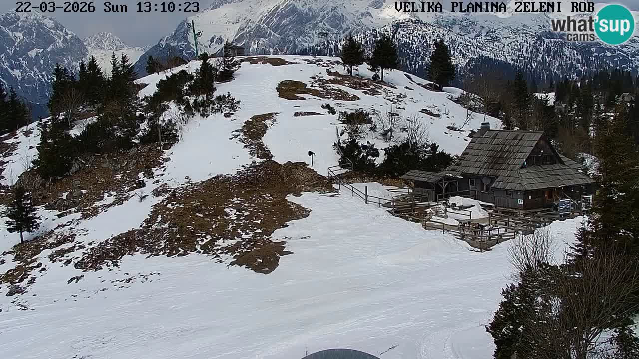 Zeleni Rob – Webcam live | Velika Planina