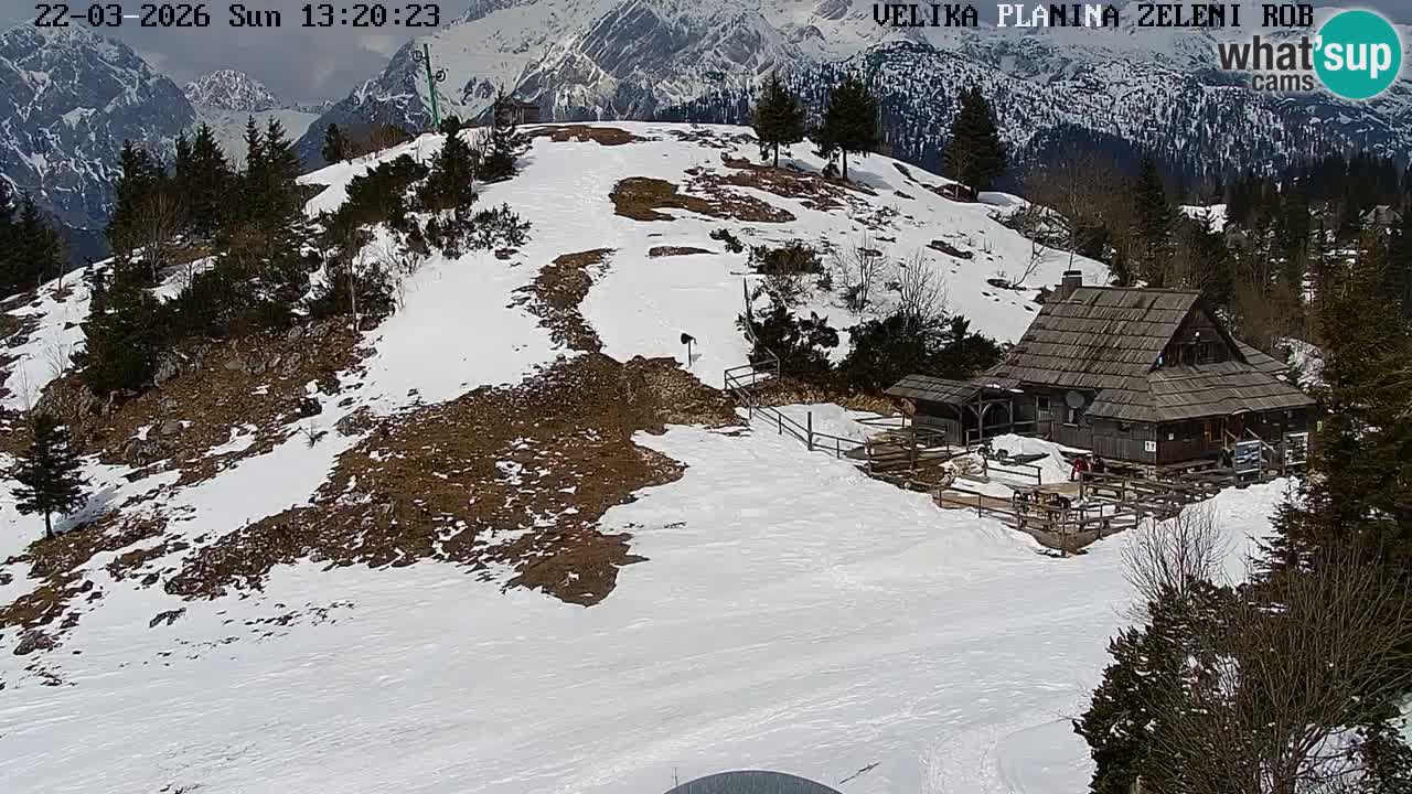 Zeleni Rob – Webcam live | Velika Planina