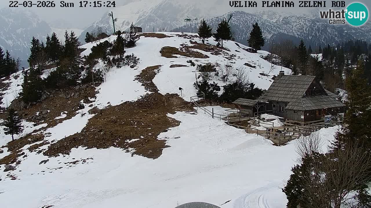 Zeleni Rob – Webcam live | Velika Planina