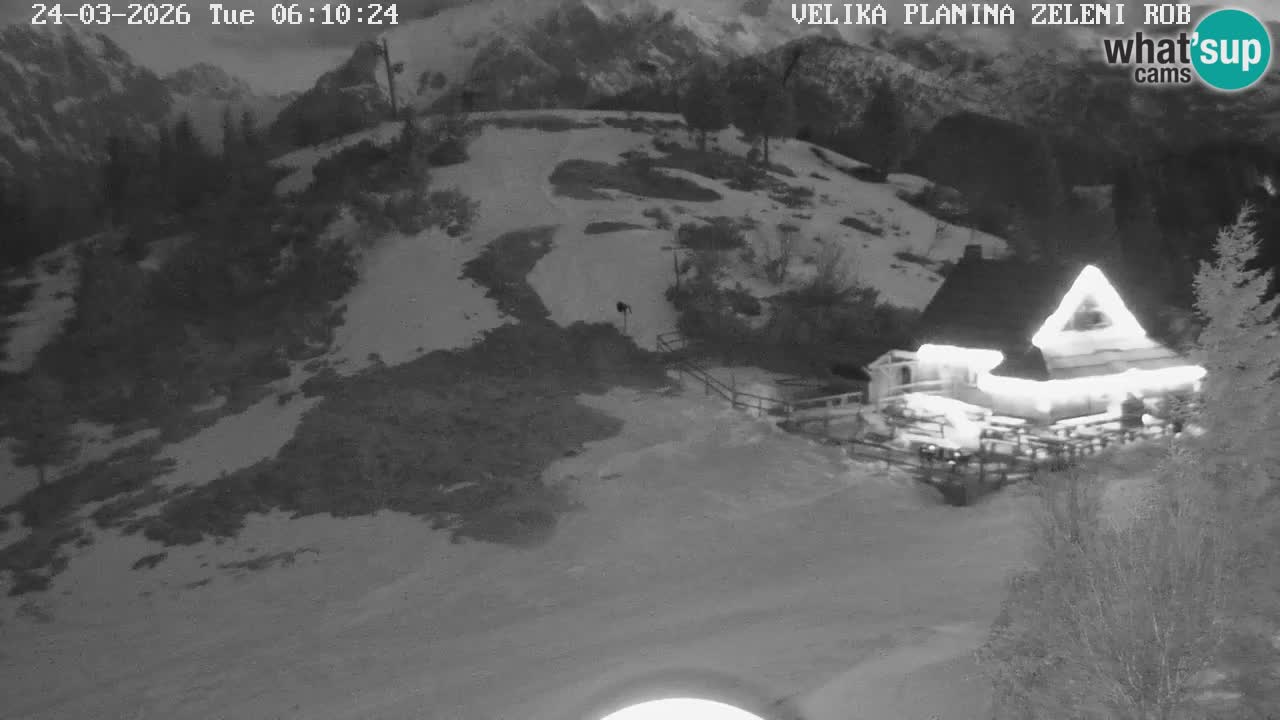 Zeleni Rob – Webcam live | Velika Planina