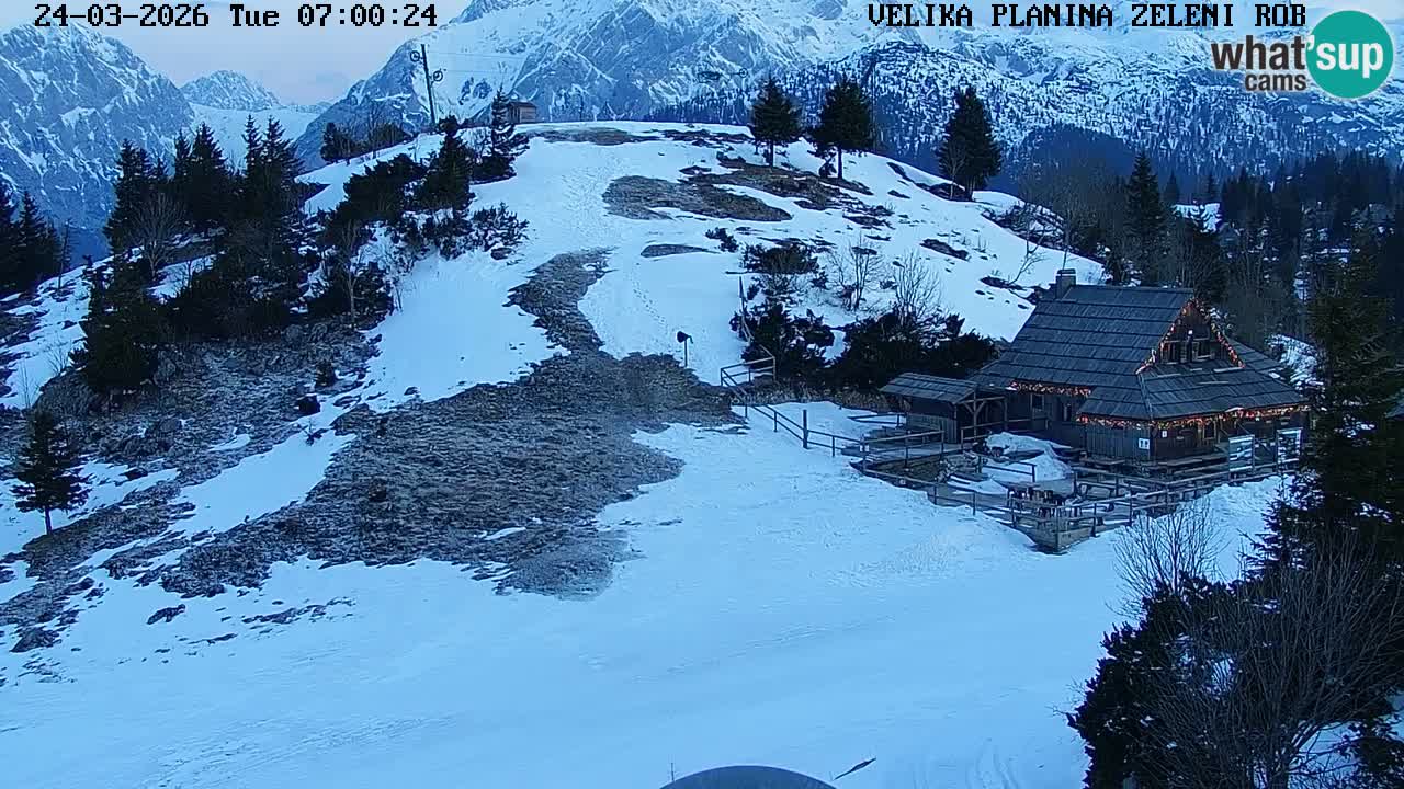 Zeleni Rob | Webcam live Velika Planina