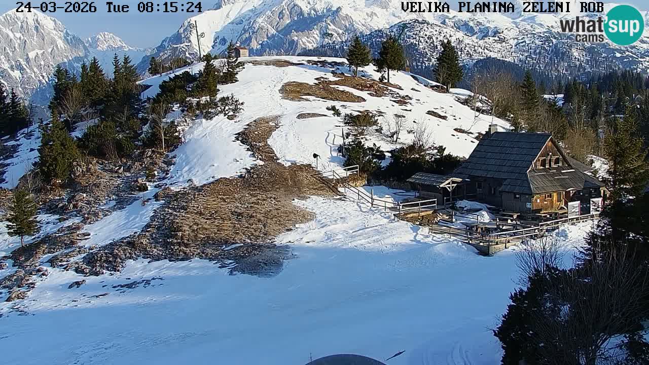 Zeleni Rob | Web kamera Velika Planina