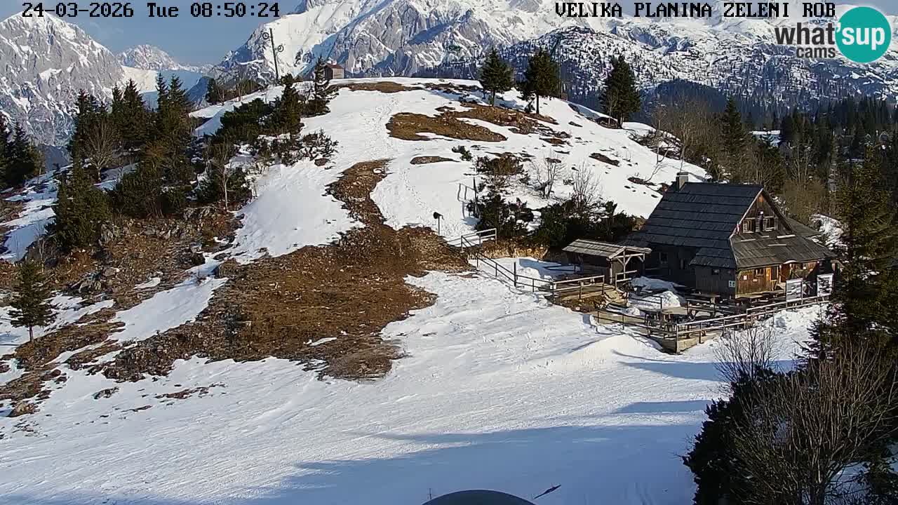 Zeleni Rob – Webcam live | Velika Planina