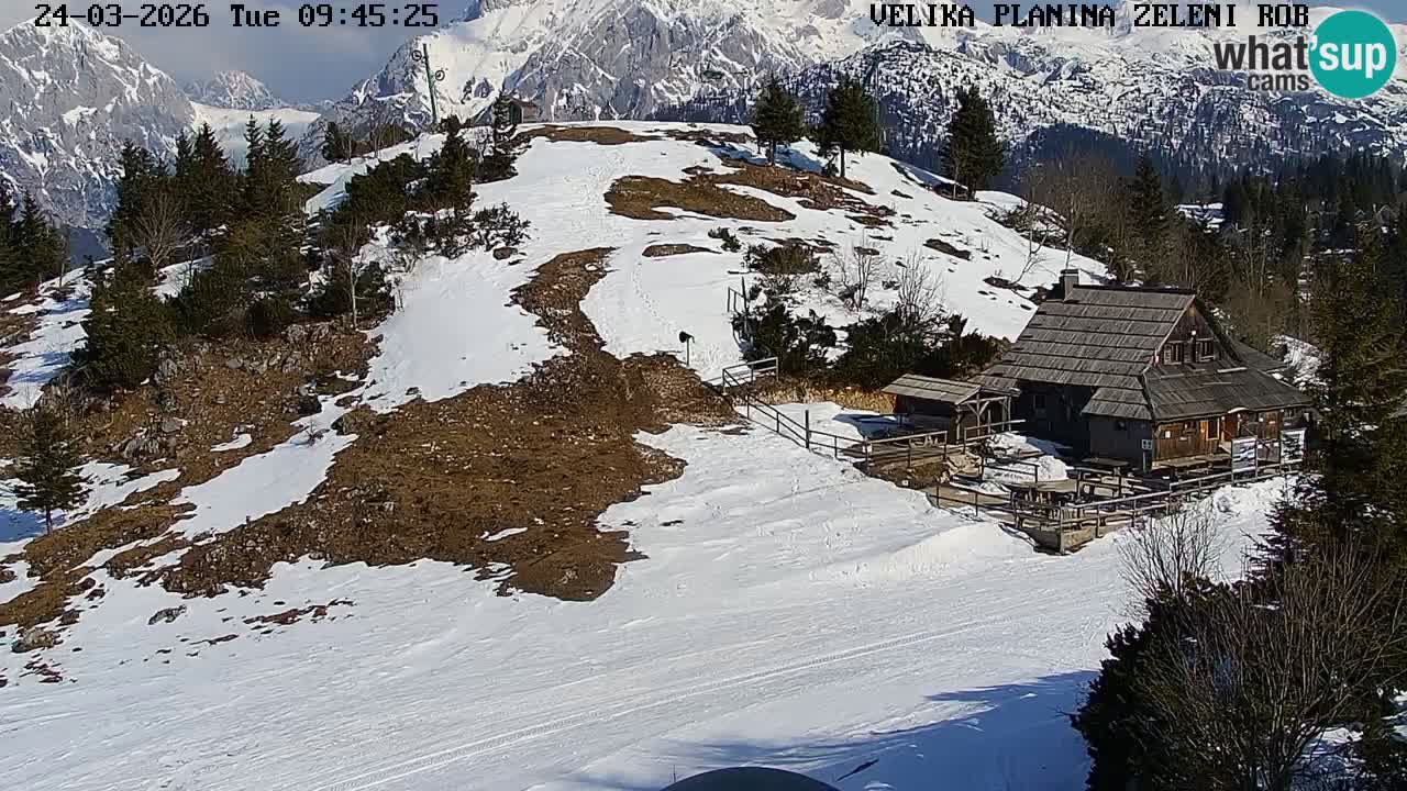 Zeleni Rob – Webcam live | Velika Planina
