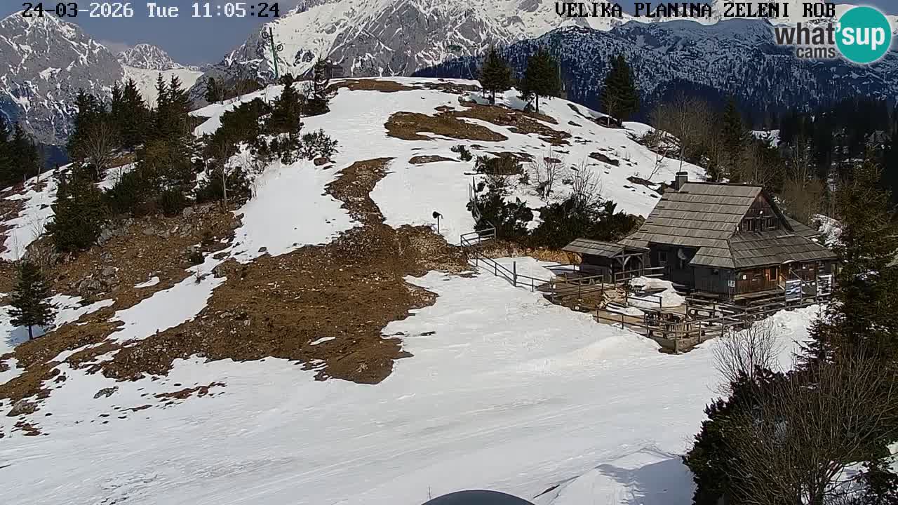 Zeleni Rob | Webcam live Velika Planina