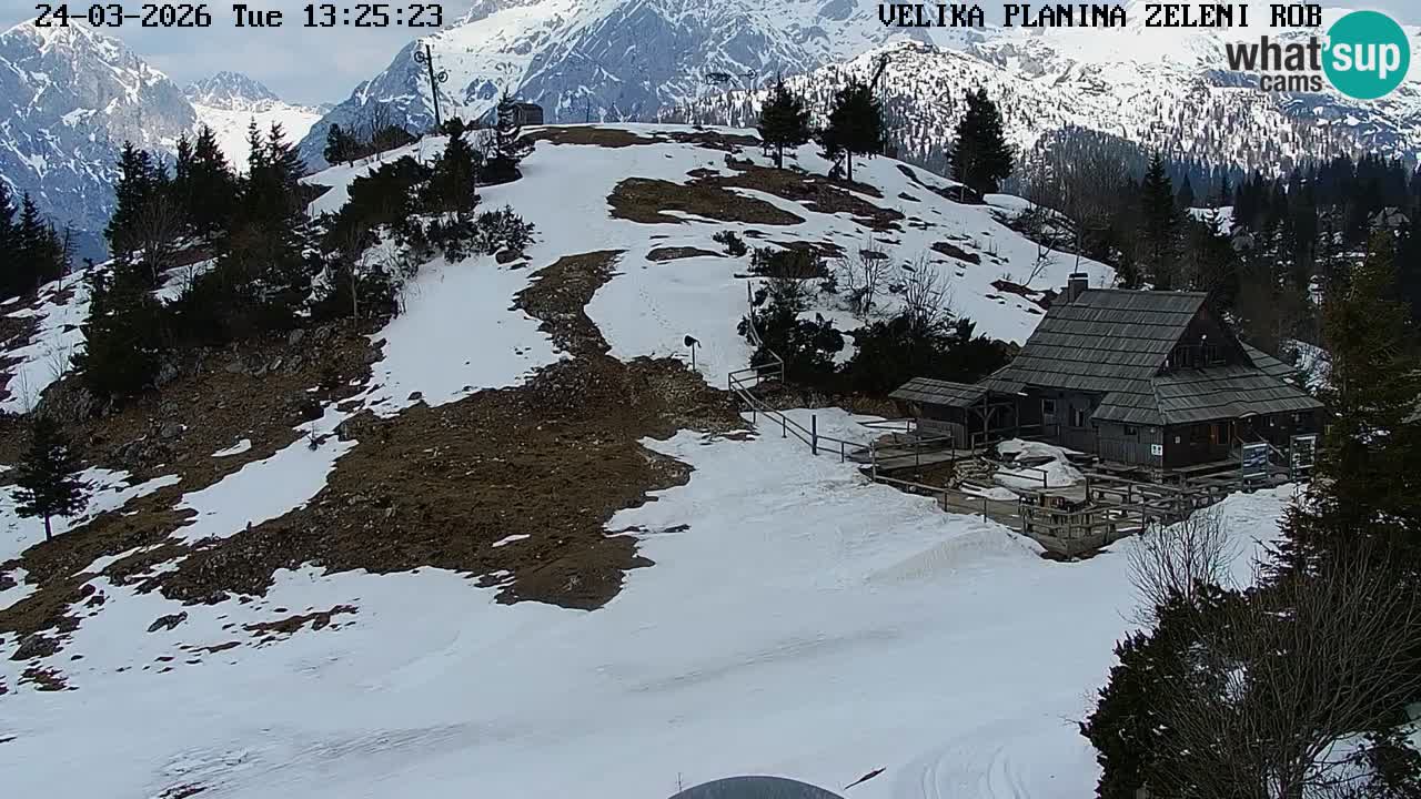Zeleni Rob – Webcam live | Velika Planina
