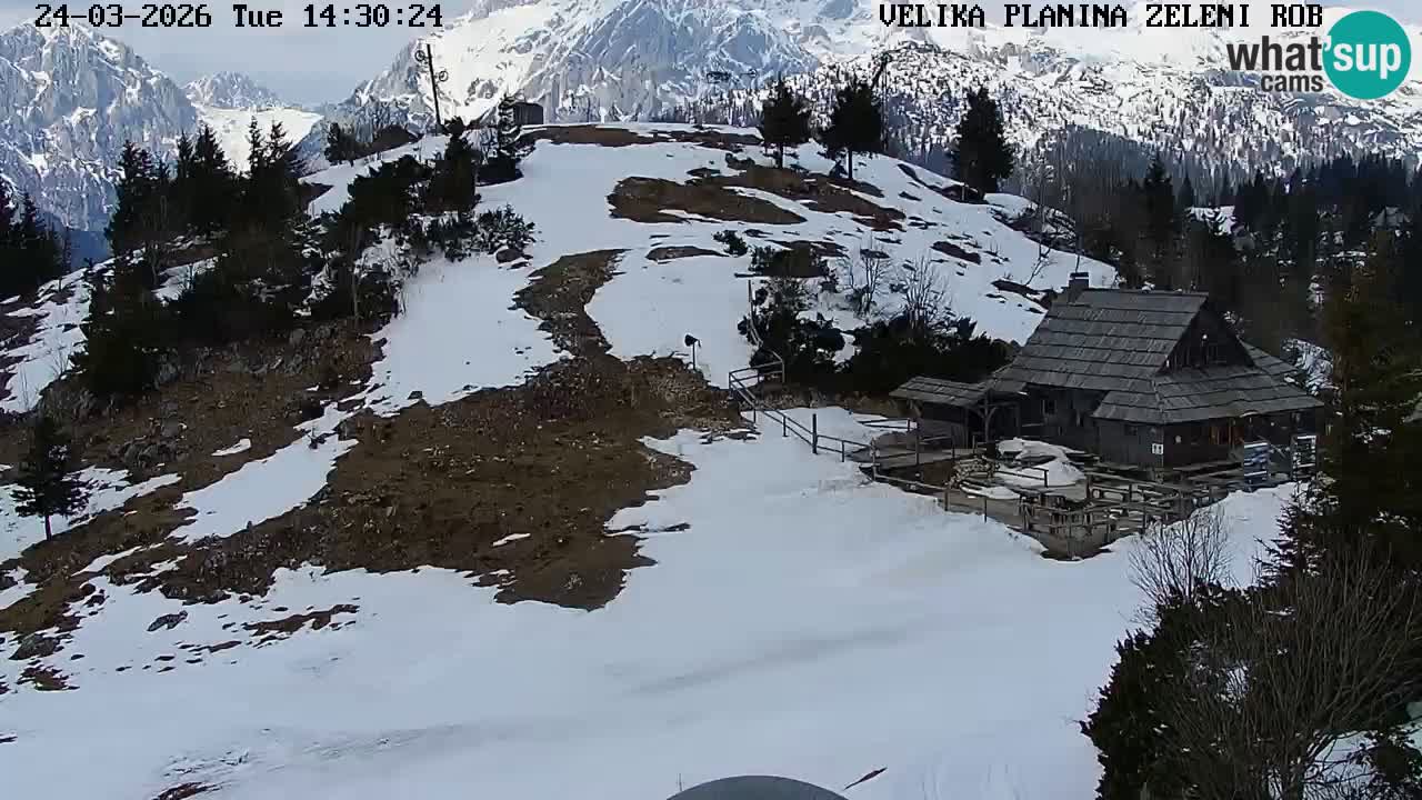 Zeleni Rob – Webcam live | Velika Planina
