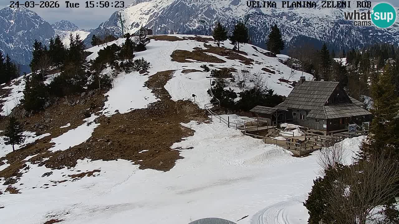 Zeleni Rob – Webcam live | Velika Planina