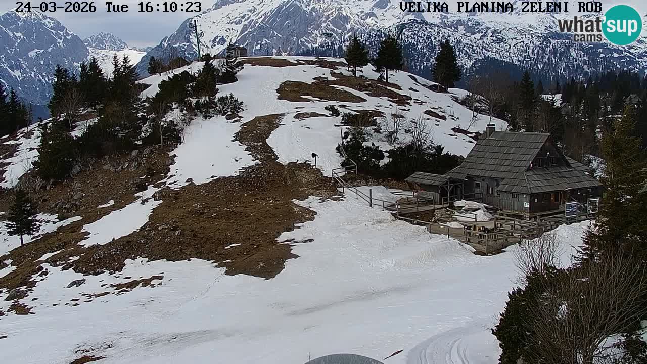 Zeleni Rob – Webcam live | Velika Planina