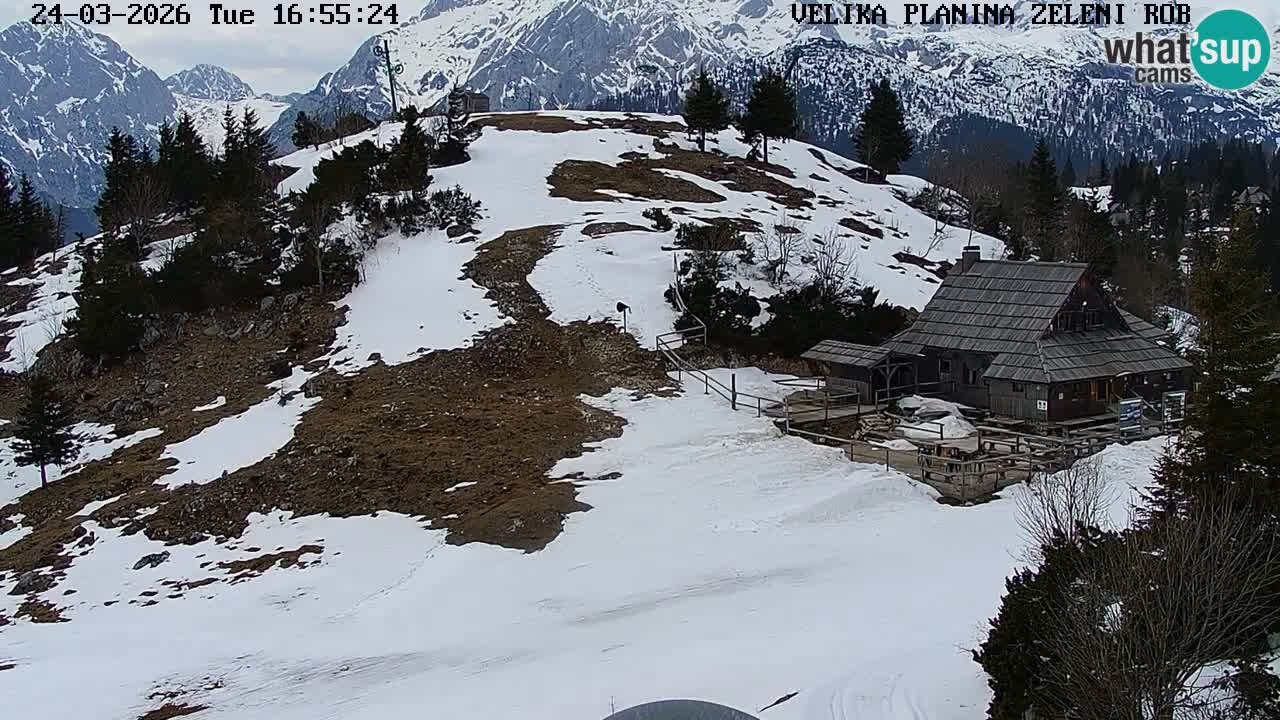 Zeleni Rob | Webcam live Velika Planina
