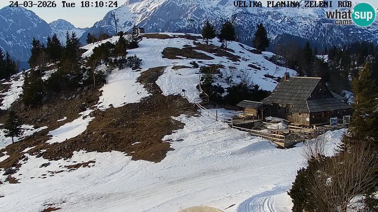 Zeleni Rob – Webcam live | Velika Planina