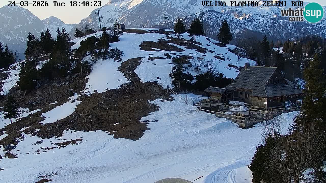Zeleni Rob | Webcam live Velika Planina