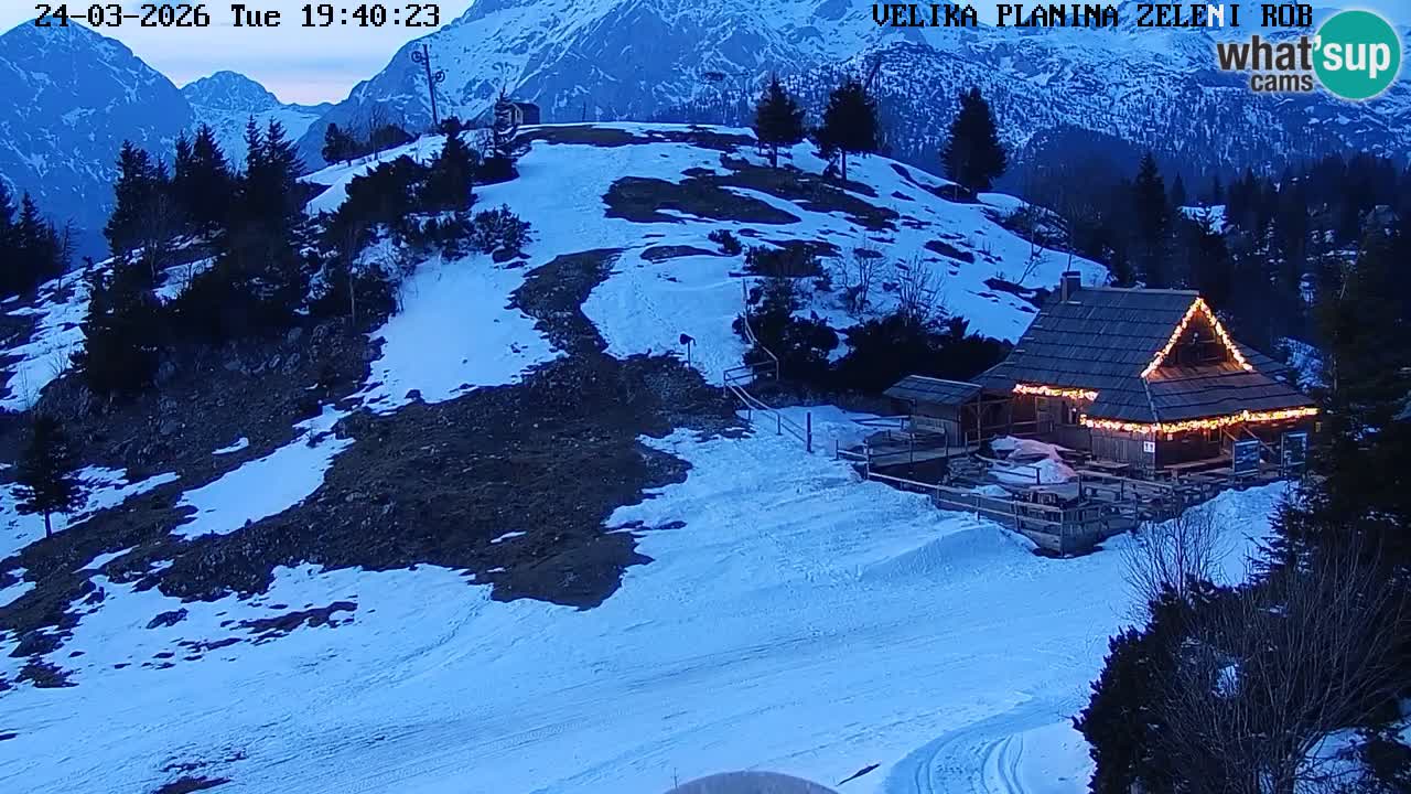 Zeleni Rob – Webcam live | Velika Planina