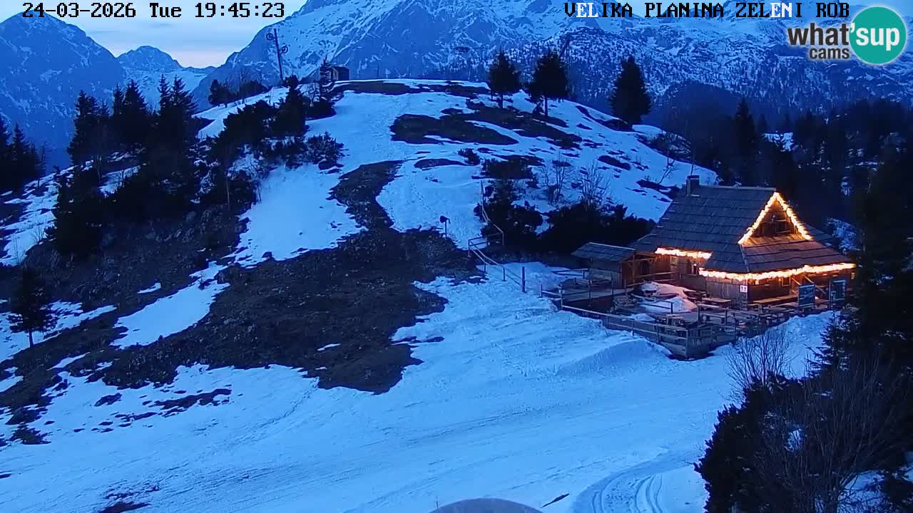 Zeleni Rob – Webcam live | Velika Planina