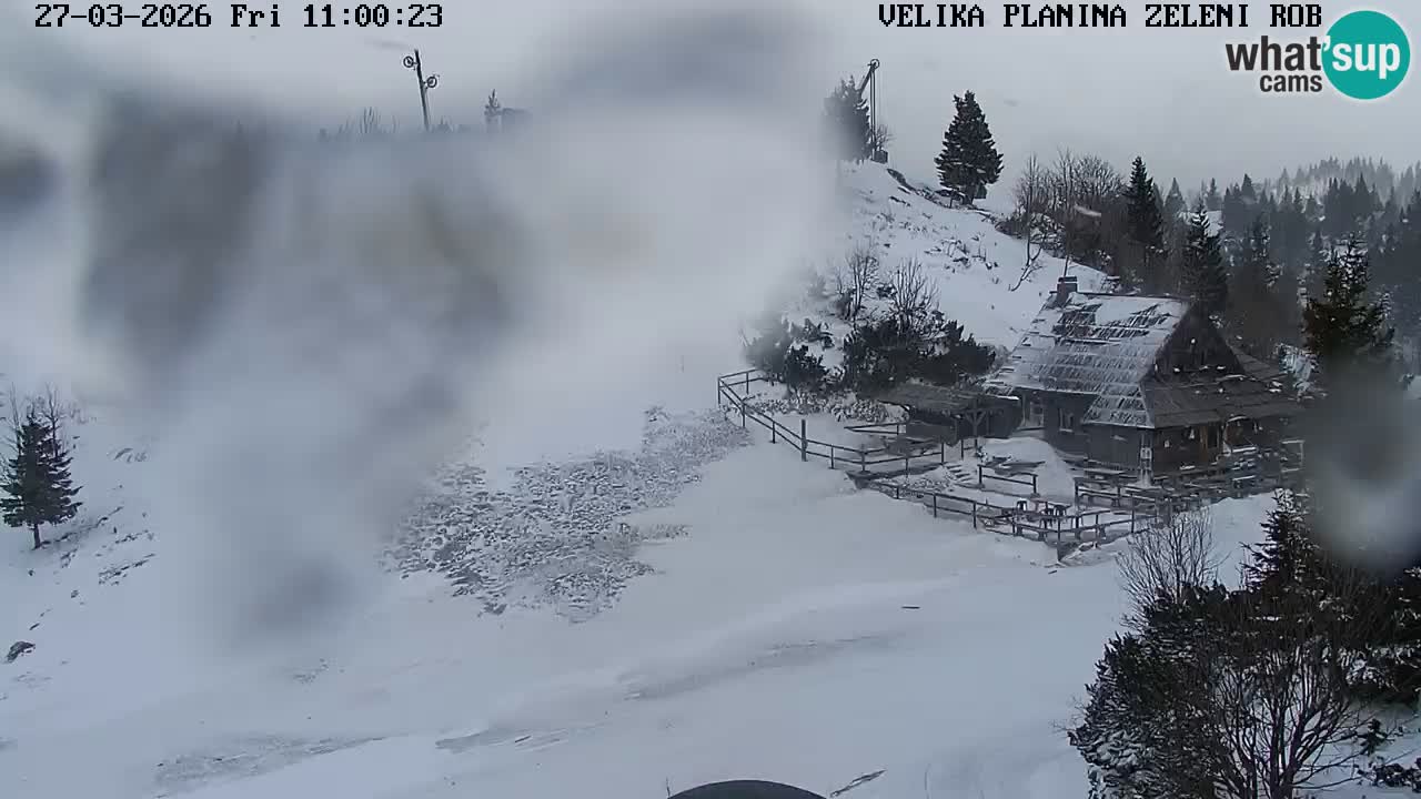 Zeleni Rob | Web kamera Velika Planina