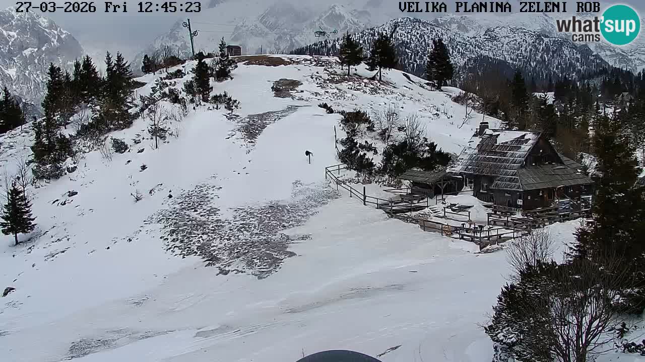 Zeleni Rob – Webcam live | Velika Planina