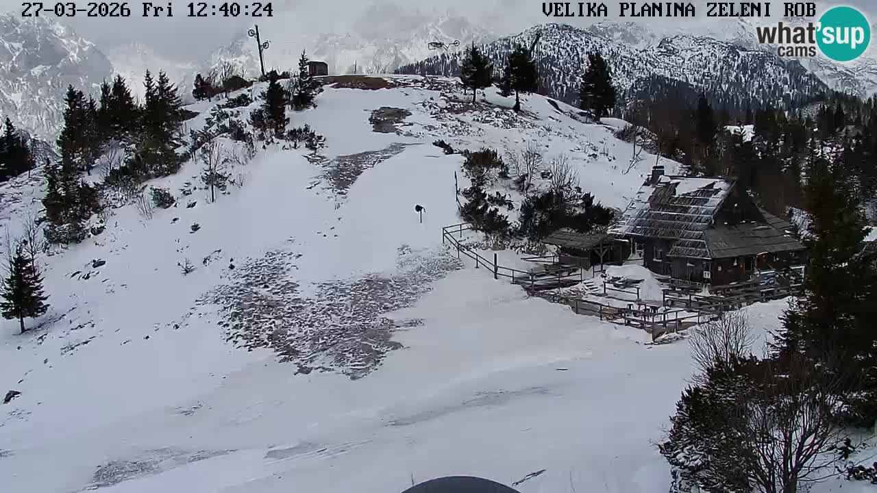 Zeleni Rob | Webcam live Velika Planina