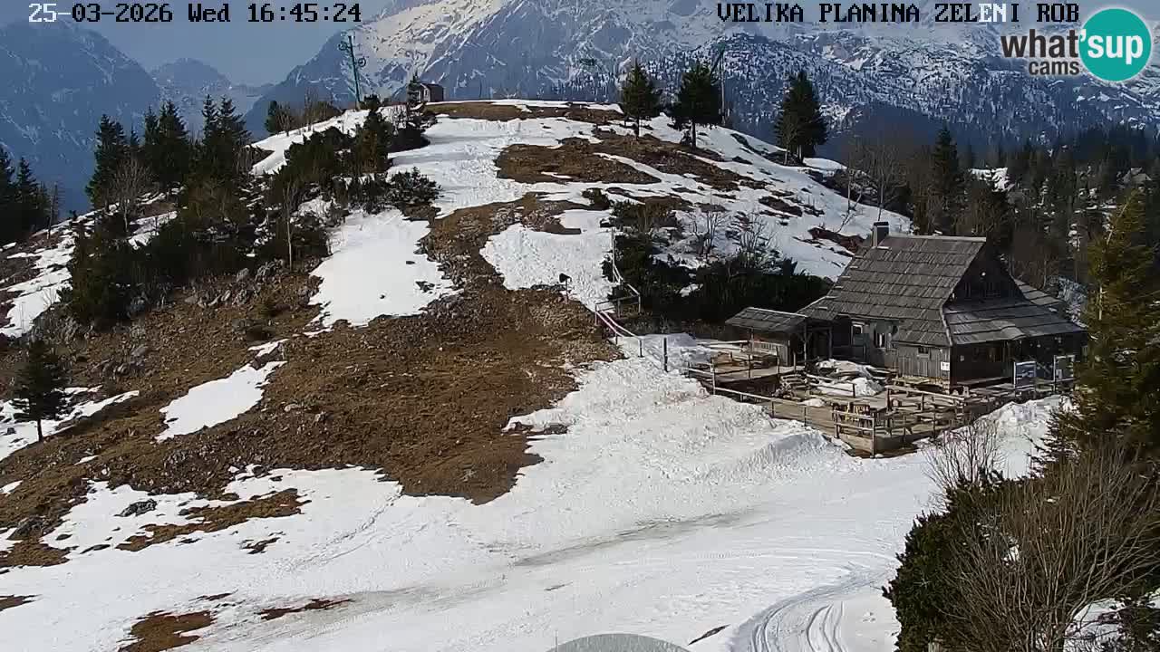 Zeleni Rob | Webcam live Velika Planina