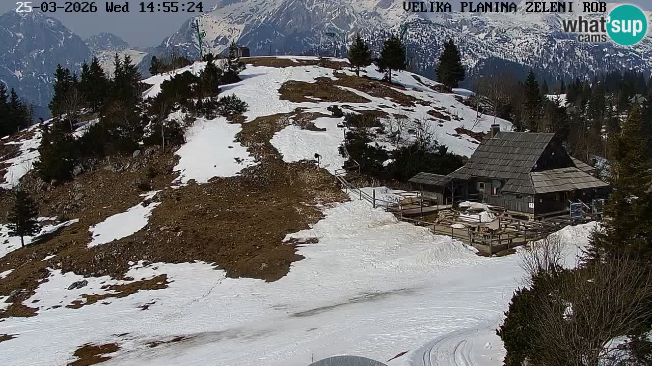 Zeleni Rob – Webcam live | Velika Planina