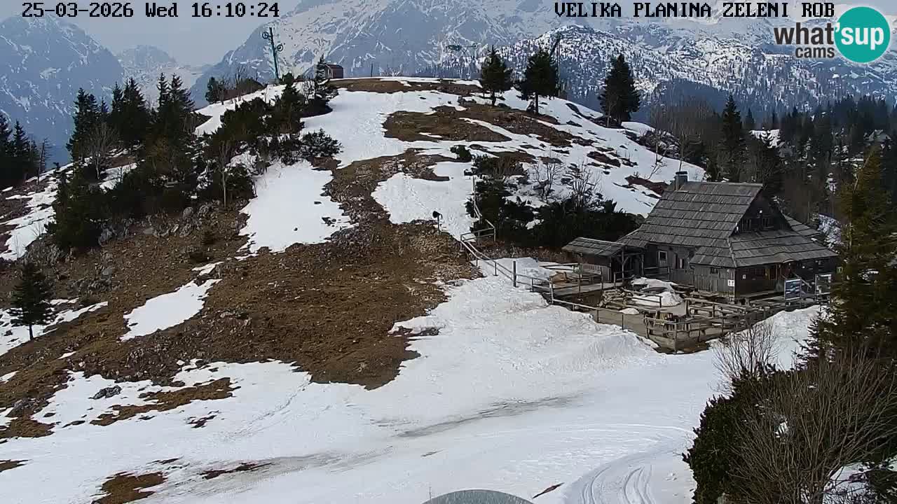 Zeleni Rob – Webcam live | Velika Planina