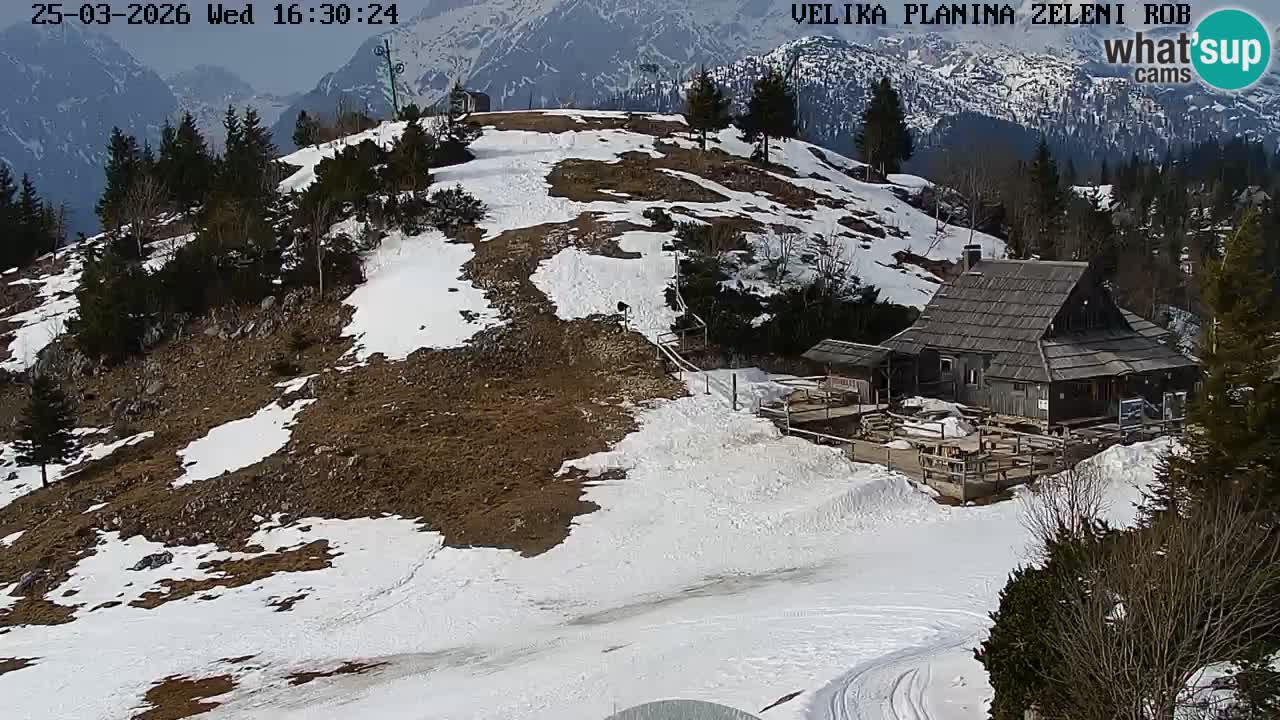 Zeleni Rob | Webcam live Velika Planina