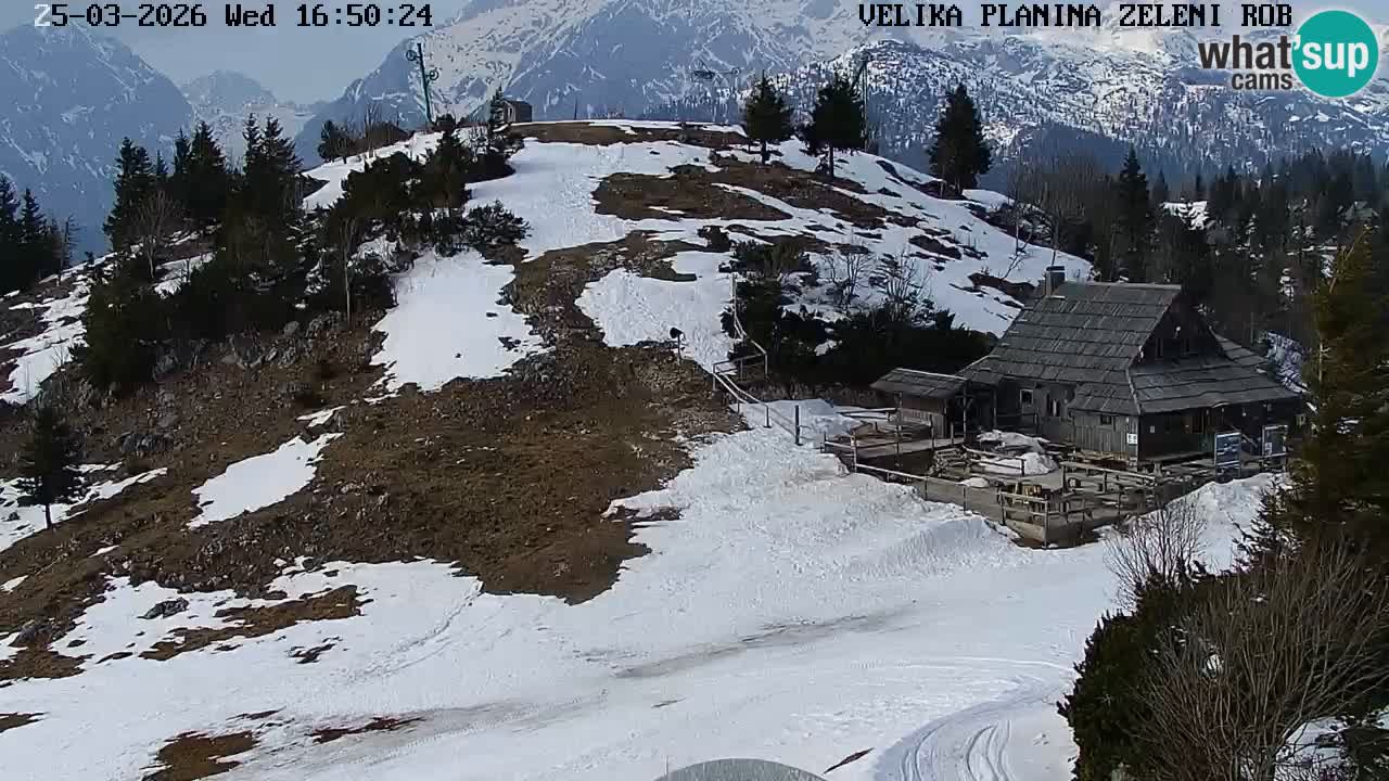 Zeleni Rob | Webcam live Velika Planina
