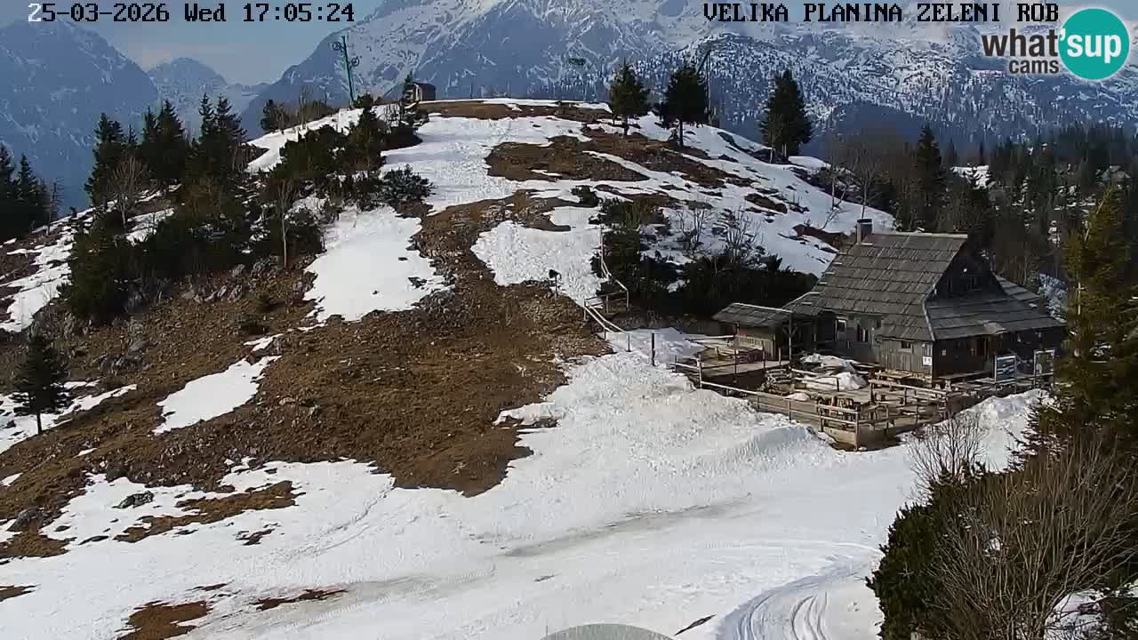 Zeleni Rob – Webcam live | Velika Planina