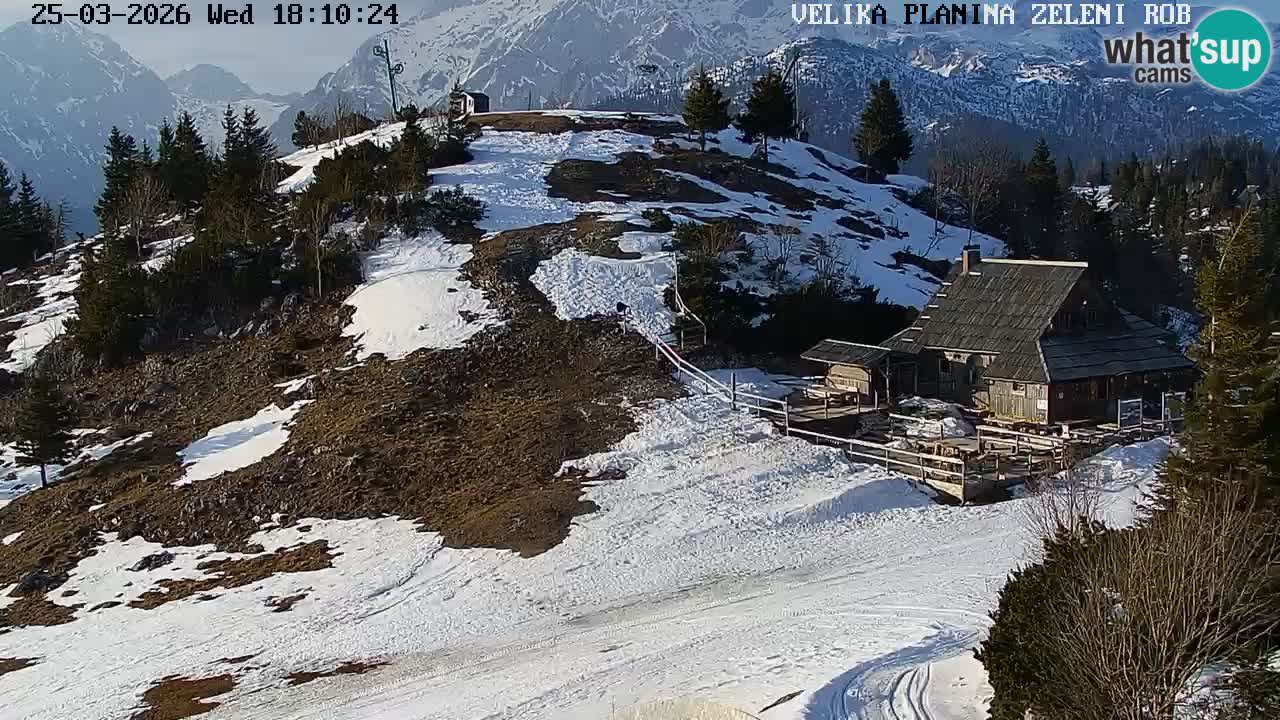 Zeleni Rob – Webcam live | Velika Planina