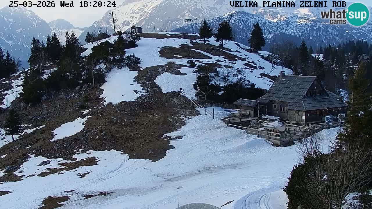 Zeleni Rob – Webcam live | Velika Planina