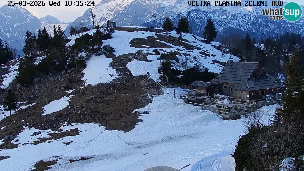 Zeleni Rob – Webcam live | Velika Planina