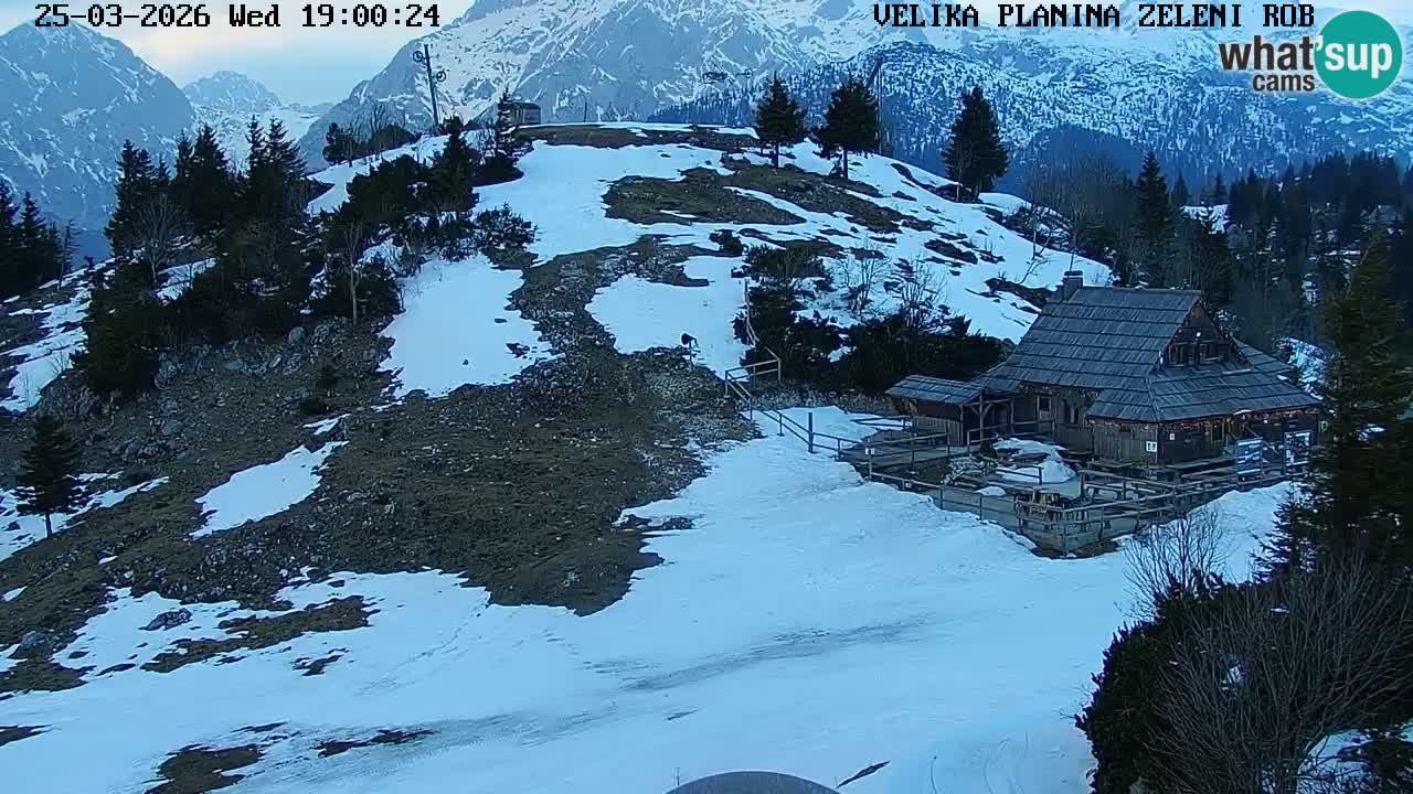 Zeleni Rob | Web kamera Velika Planina
