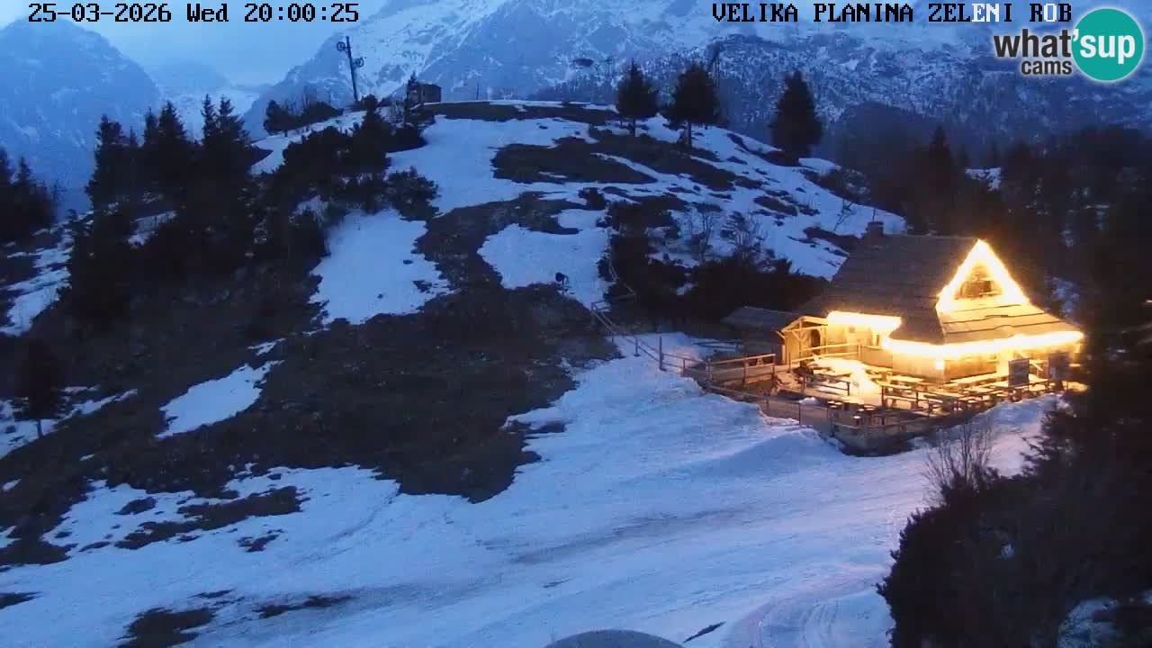 Zeleni Rob – Webcam live | Velika Planina