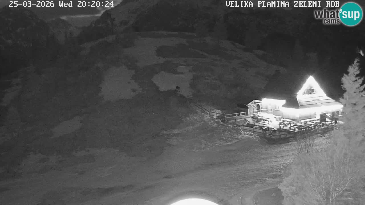 Zeleni Rob | Web kamera Velika Planina