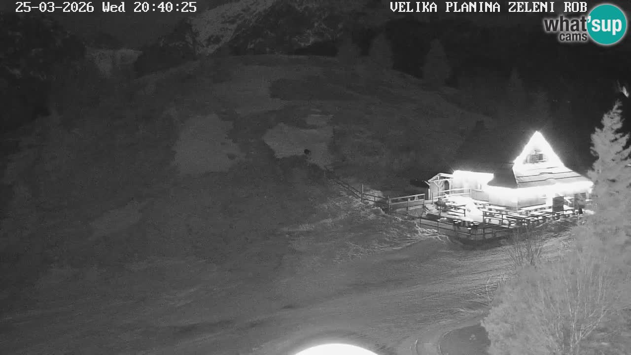 Zeleni Rob – Webcam live | Velika Planina