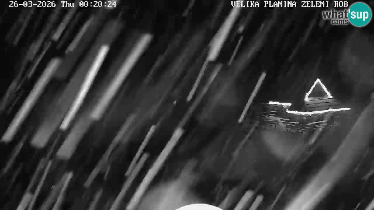Zeleni Rob | Webcam en vivo Velika Planina